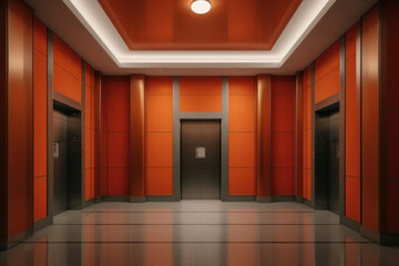 elevator interiors. generative ai, ai.