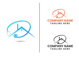 Home Doctor logo. D letter doctor logo.  Pharmacy house doctor logo design. Hospital. Icon. Medical. Business. Doctor. Signature. D.  Medicine shop. Creative. Premium vector