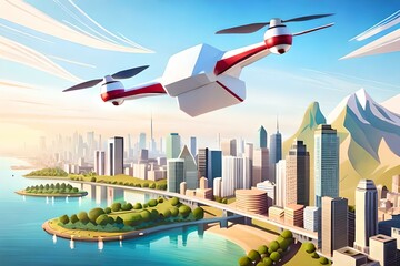 drone transport comfortable generativeAI