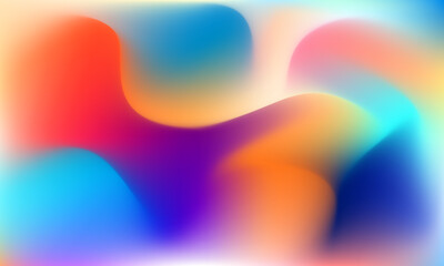 wavy mesh colorful gradient background with modern concept. eps 10 vector.
