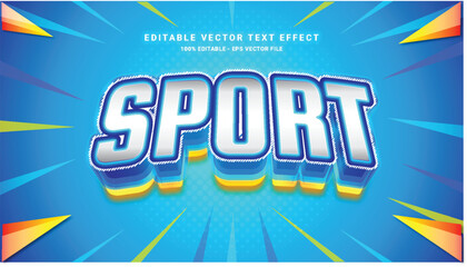 Sport text effect editable basketball and football text style