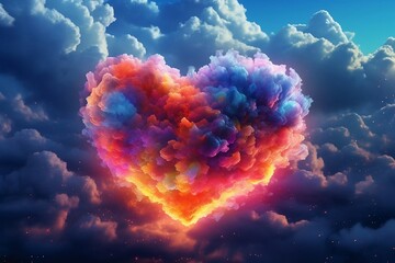 heart of clouds.