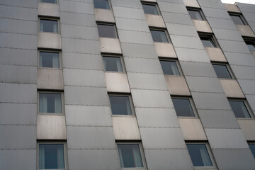 Architectural details of appartments - Tromso - Norway