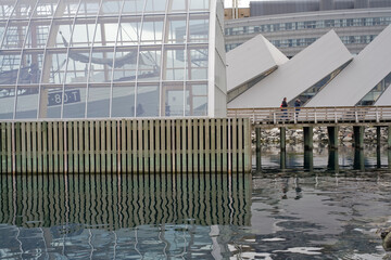 Polar museum - architectural details - Tromso - Norway
