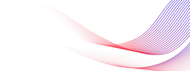 Obraz premium Abstract flowing lines wave. Digital future technology concept. 