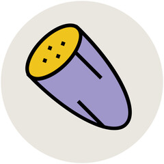 Cucumber flat icon in vector format 