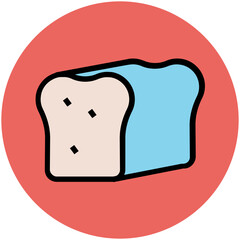 Food Colored Vector Icons