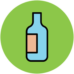 Food Colored Vector Icons