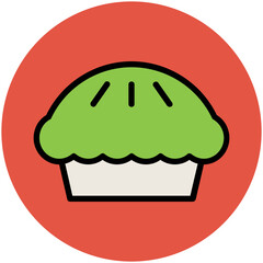 Food Colored Vector Icons