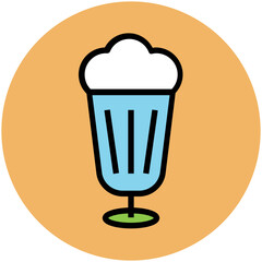 Food Colored Vector Icons