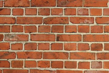 Fototapeta premium Orange brick wall for background