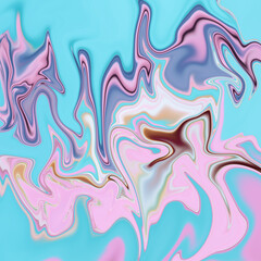 abstract fluid art background. pink and blue paint
