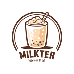 milk tea logo