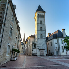 Fototapeta na wymiar Parlament de Navarre, historical ensemble of official buildings in the city of Pau, France.