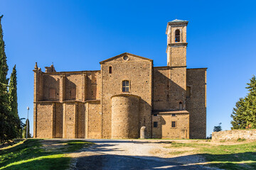 Fototapeta na wymiar Volterra, Italy. Church of Saints Giusto and Clemente, 1628 - 1775