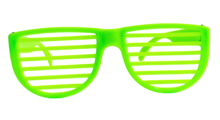 Party Favor Eye Glasses, isolated on blank background.