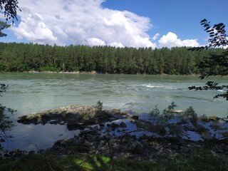 lake in the mountains