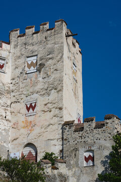 Churburg castle in Schluderns ( Italian: Castel Coira, Sluderno ). South Tyrol, Italy
