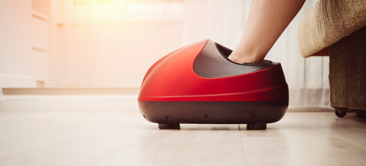 electric foot massager, a concept for the prevention of foot diseases