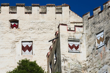 Churburg castle in Schluderns ( Italian: Castel Coira, Sluderno ). South Tyrol, Italy