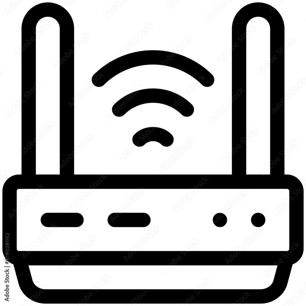 Sticker router icon