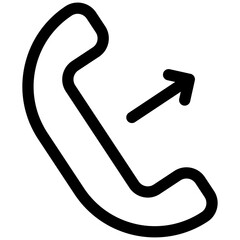 outgoing call icon