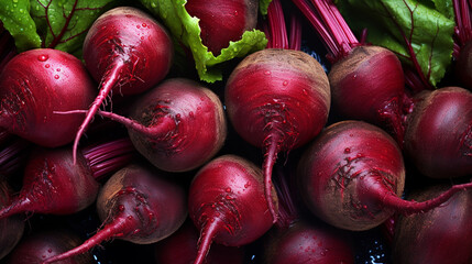 beetroot background collection of healthy food fruit and vegetables, natural background of fresh beetroots representing concept of organic vegetables , healthy eating, fresh ingredient - obrazy, fototapety, plakaty