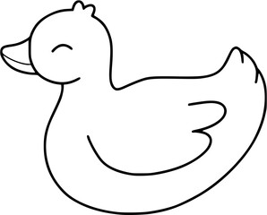 Duck outline