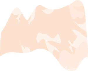 Watercolor speech bubble boho style