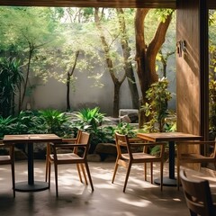 Fototapeta premium Savoring Delights: Exploring the Culinary Journey at Restaurant with fresh Nature. AI generated