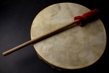 Authentic handmade Mi'kmaw hand drum