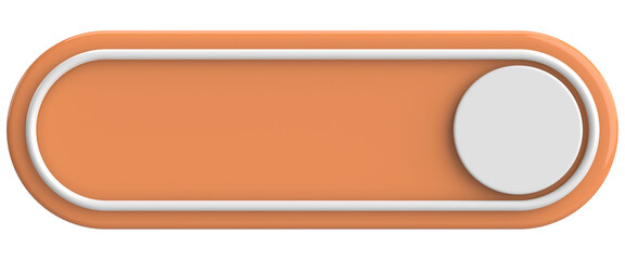 Obraz premium 3D button. Empty button. 3D illustration.