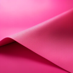 close up view of a pink fabric. generative ai