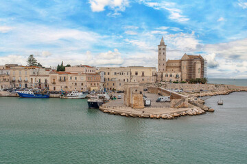 Trani, Italy - one of the most tipycal villages of Puglia region, Barletta displays a number of...
