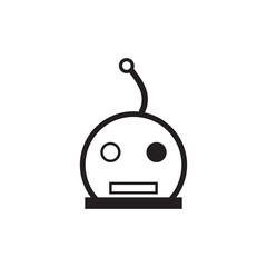robot icon design vector illustration