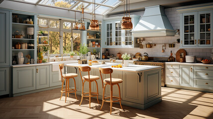 Fototapeta premium Living Room Interior Photo, Real Estate, Design, Generative AI