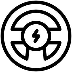 steering wheel icon