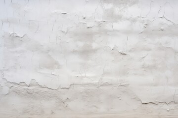 Minimalist white concrete wall background texture with subtle plaster details, perfect for copy space Generative AI
