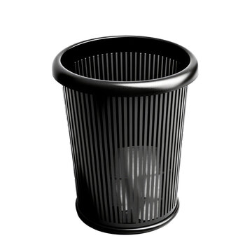 Dustbin isolated on transparent background