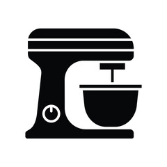 stand mixer icon vector design template in white background