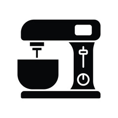 stand mixer icon vector design template in white background