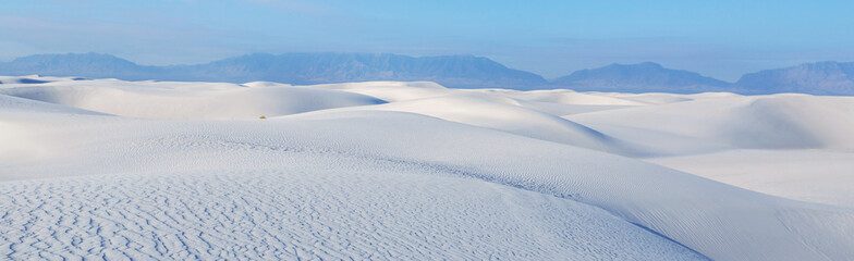 White sand dunes