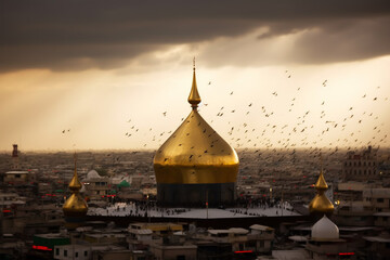 Karbala Iraq Mosque, Ashura Day, Moharram