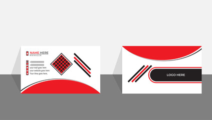 Creative and modern business card creative business card template with triangles, squares, round, waves for business, Luxury business card design template visiting card.