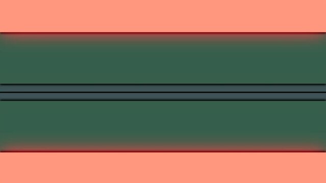 art retro drawing neon lines animated on black backgorund with glow. 70s years vintage motion graphic modern style 3d with slides