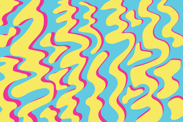 Smooth water flow motion, summer background - stock illustration