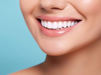 Fototapeta premium close up of a woman smiling