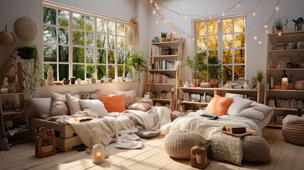 Interior Photo, Real Estate, Design, 3D Render, Generative AI