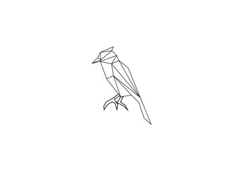 bird simple line