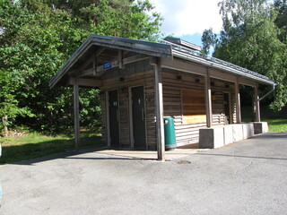 Toilettenhäuschen in Norwegen